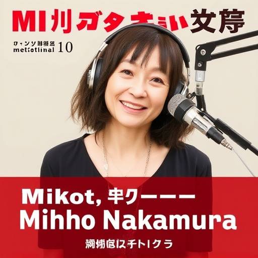 中村美穂さんが出演するラジオ番組のポスター